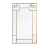 Worlds Away Tessa Light Cerused Oak Bamboo Wall Mirror at Fig Linens and Home - White Background
