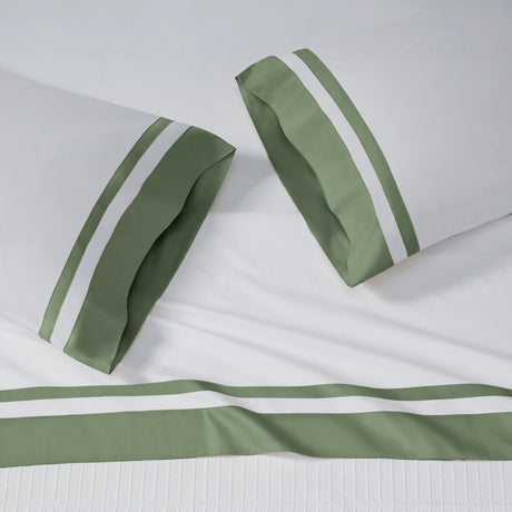 Stella Organic Cotton Percale Flat Sheet by Orchids Lux Home