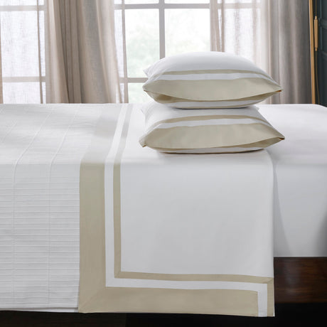 Stella Organic Cotton Percale Flat Sheet by Orchids Lux Home