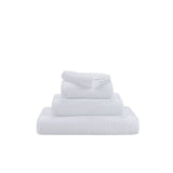 Abyss & Habidecor Abyss Twill Wash Mitt White 100 - White 100 Wash Mitt 7" x 9" at FIG LINENS AND HOME - 1