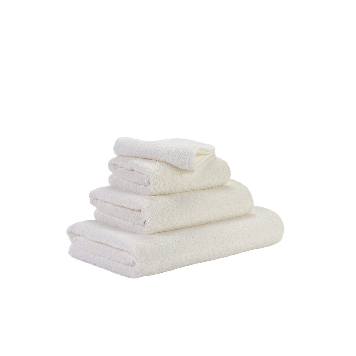 Abyss Twill Guest Towel 12x20 Ivory 103 - Fig Linens and Home - View 1