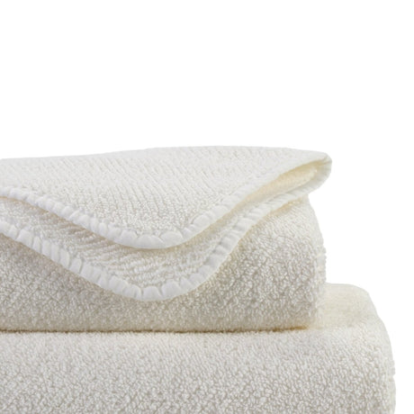Abyss Twill Hand Towel 17x30 Ivory 103 - Fig Linens and Home - View 2