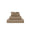 Abyss & Habidecor Abyss Twill Wash Mitt Taupe 711 - Taupe 711 Wash Mitt 7" x 9" at FIG LINENS AND HOME - 1