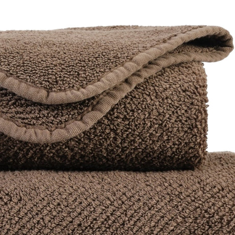 Abyss & Habidecor Abyss Twill Wash Mitt Funghi 771 - Funghi 771 Wash Mitt 7" x 9" at FIG LINENS AND HOME - 3