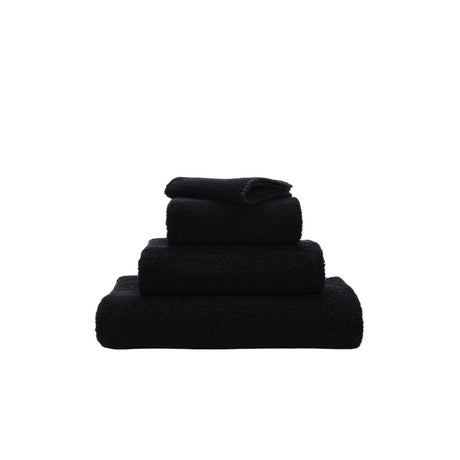 Abyss Twill Euro Bath Sheet 39x59 Black 990 - Fig Linens and Home - View 3