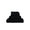 Abyss & Habidecor Abyss Twill Wash Mitt Black 990 - Black 990 Wash Mitt 7" x 9" at FIG LINENS AND HOME - 1