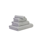 Abyss & Habidecor Abyss Twill Wash Mitt Platinum 992 - Platinum 992 Wash Mitt 7" x 9" at FIG LINENS AND HOME - 2