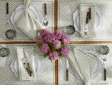Laksha Placemats Set of 4 by Matouk at Fig Linens and Home - Lifestyle View 2