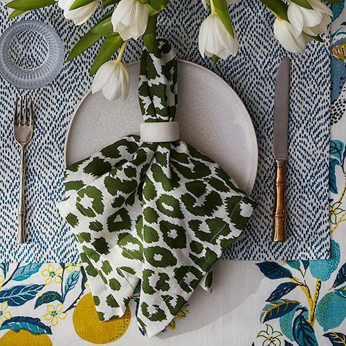 Matouk Iconic Leopard Napkins - Thumbnail 2