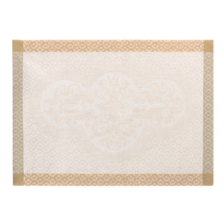 Evasion Celeste Beige 20" x 14" Placemat by Le Jacquard Français - 9at Fig Linens and Home - 8