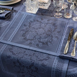 Palais Venitien Blue 69" x 98" Tablecloth by Le Jacquard Français - 9at Fig Linens and Home - 10