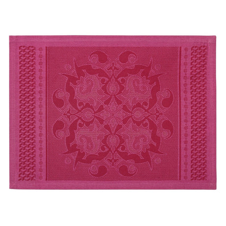 Palais Venitien Pink 20" x 14" Placemat by Le Jacquard Français - 9at Fig Linens and Home - 7