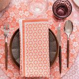 Wagara Pink 20" x 20" Napkin by Le Jacquard Français - 9at Fig Linens and Home - 2