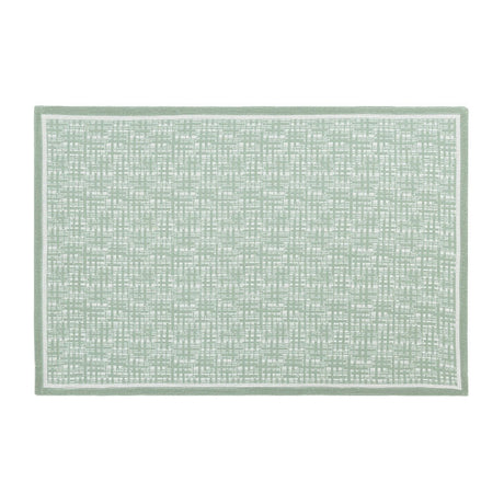 Wagara Green 20" x 14" Placemat by Le Jacquard Français - 9at Fig Linens and Home - 4