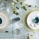 Wagara Green 20" x 14" Placemat by Le Jacquard Français - 9at Fig Linens and Home - 2