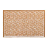 Wagara Beige 20" x 14" Placemat by Le Jacquard Français - 9at Fig Linens and Home - 5