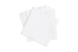 Valentina Hemstitch White Napkins | Matouk at Fig Linens and Home