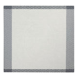 Evasion Celeste Grey 23" x 23" Napkin by Le Jacquard Français - 9at Fig Linens and Home - 4