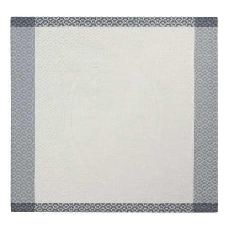 Evasion Celeste Grey 23" x 23" Napkin by Le Jacquard Français - 9at Fig Linens and Home - 4