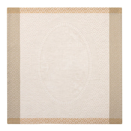 Evasion Celeste Beige Napkin by Le Jacquard Français - 9at Fig Linens and Home - 2