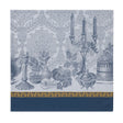 Festin Blue 22" x 22" Napkin by Le Jacquard Français - 9at Fig Linens and Home - 10