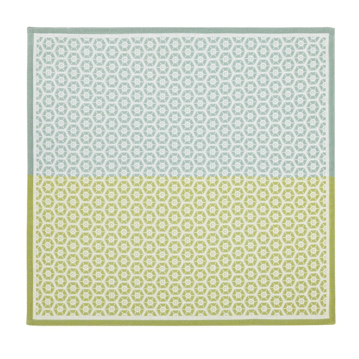 Wagara Green 20" x 20" Napkin by Le Jacquard Français - 9at Fig Linens and Home - 9