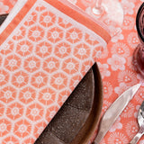 Wagara Pink 20" x 20" Napkin by Le Jacquard Français - 9at Fig Linens and Home - 3