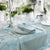 Le Jacquard Français Table Linens | Jardin d'eden Blue table runner at Fig Linens and Home