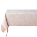 Tablecloth - Le Jacquard Francais Beige Jardin D'Eden Table Linens at Fig LInens and Home