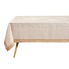 Evasion Celeste Beige 69" x 98" Tablecloth by Le Jacquard Français - 9at Fig Linens and Home - 8