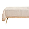 Evasion Celeste Beige 69" x 98" Tablecloth by Le Jacquard Français - 9at Fig Linens and Home - 8
