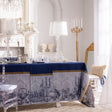 Festin Blue 69" x 126" Tablecloth by Le Jacquard Français - Holiday at Fig Linens and Home - 5