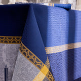 Festin Blue 69" x 69" Tablecloth by Le Jacquard Français - Holiday - Fig Linens and Home - 9