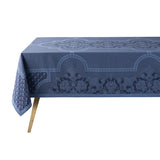 Palais Venitien Blue 69" x 98" Tablecloth by Le Jacquard Français - 9at Fig Linens and Home - 1