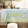 Wagara Green 20" x 59" Runner by Le Jacquard Français - 9at Fig Linens and Home - 9