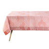 Wagara Pink 69" x 98" Coated Tablecloth by Le Jacquard Français - 9at Fig Linens and Home - 4