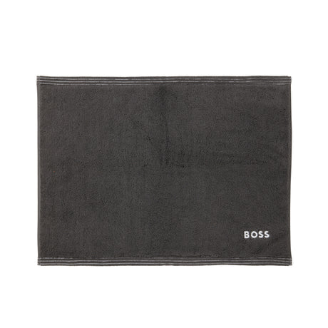 Edge Bath Mats by Hugo Boss Home | Yves Delorme Tub Mat Graphite at Fig Linens and Home - View 1