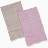 Nandi Berry & Coffee Tea Towels by John Robshaw at Fig Linens and Home - 1