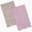 Nandi Berry & Coffee Tea Towels by John Robshaw at Fig Linens and Home - 1