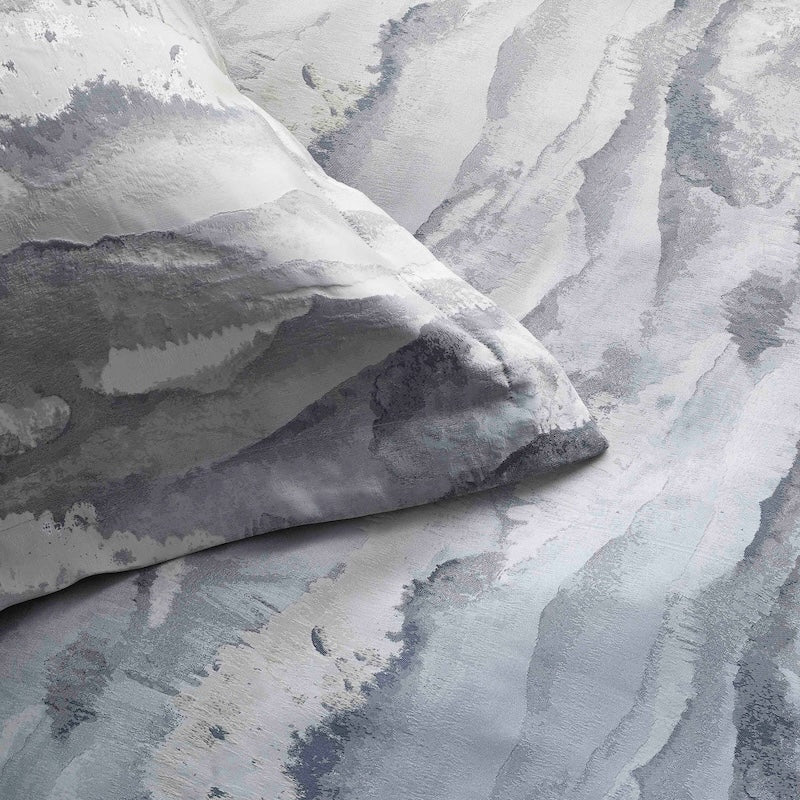 Detail Tempest Grey Duvet Set | The Met x Ann Gish at Fig Linens and Home