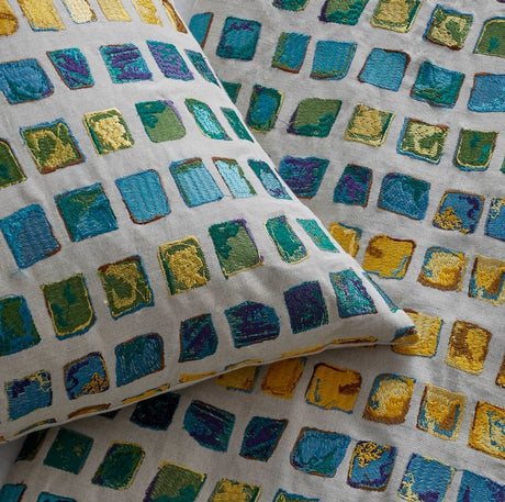 Detail Tesserae Mosaic Pillow | The Met x Ann Gish at Fig Linens and Home