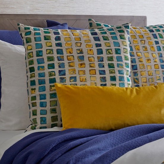 Lifestyle Tesserae Mosaic Pillow | The Met x Ann Gish at Fig Linens and Home
