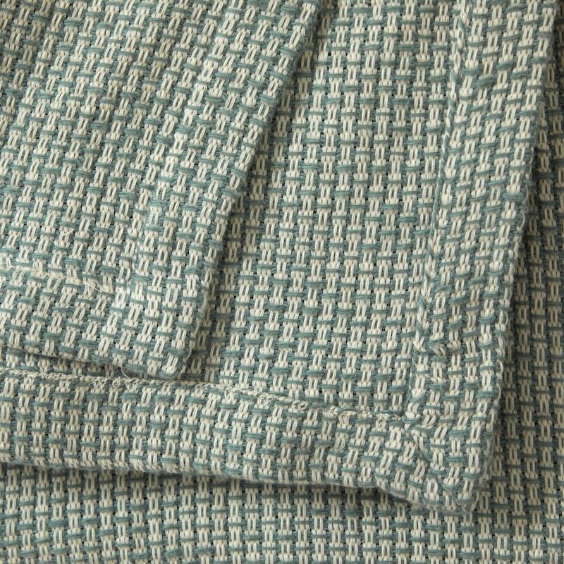 Transat Celadon Throw Blanket by Kenzo Paris at Fig Linens and Home