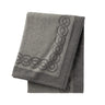 Cashmere Throw - Joyau Brume Grey Cashmere Blankets | Yves Delorme Couture at Fig Linens and Home