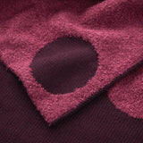 K Dot Bordeaux Throw by Kenzo Paris
