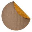 Tilde Gold & Taupe Placemat | Mode Living at Fig Linens and Home