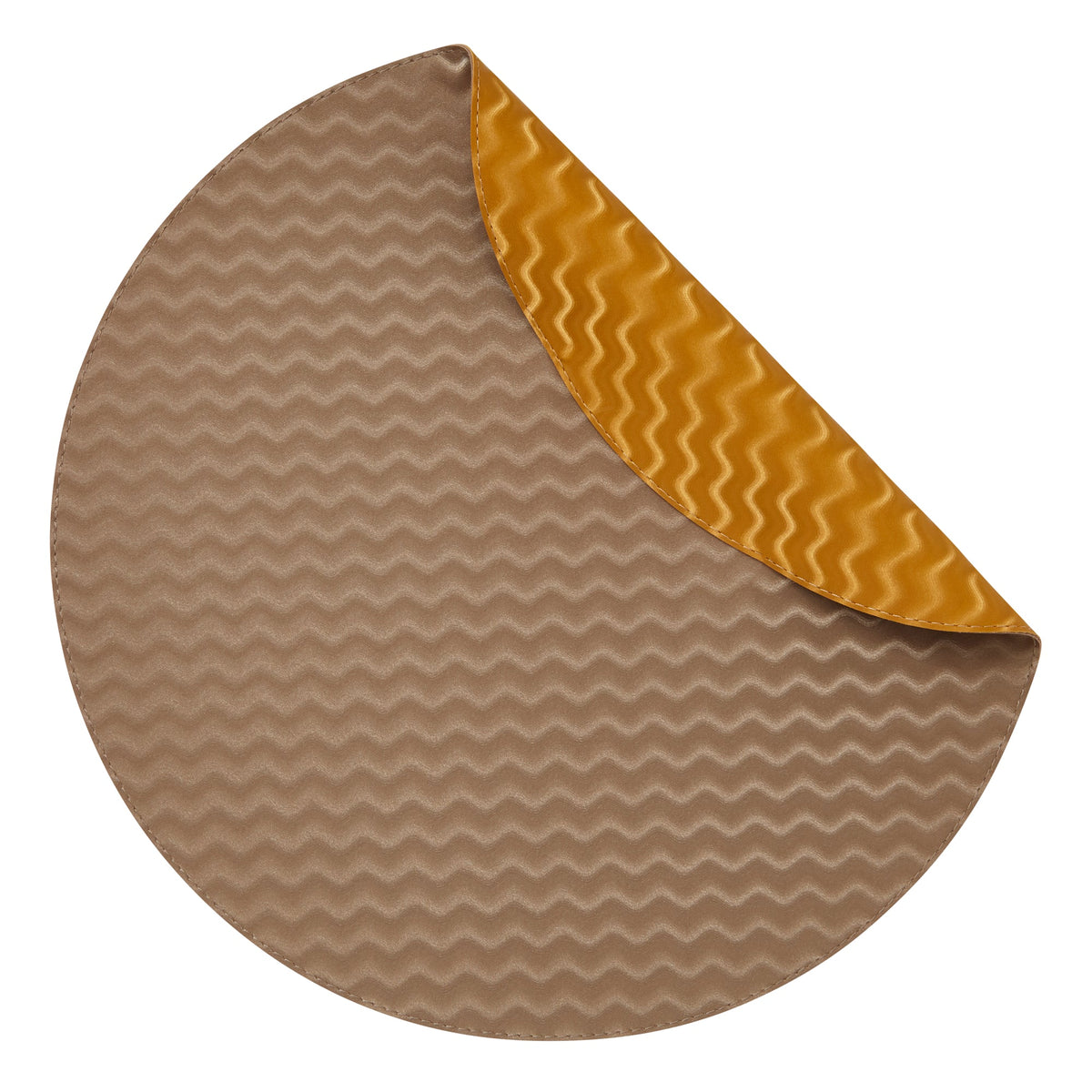 Tilde Gold & Taupe Placemat | Mode Living at Fig Linens and Home