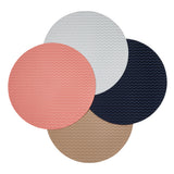 Tilde Gold & Taupe Placemat Detail 3 | Mode Living at Fig Linens and Home