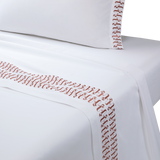 Dorian Santal Flat Sheet by Yves Delorme Couture