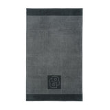 Yves Delorme Hugo Boss Double B Charcoal Bath Towels by Yves Delorme - Bath Sheet 35 x 59 Double B Charcoal at FIG LINENS AND HOME - 7